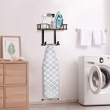 NC Ironing Board Wall Mount for Laundry Room Organization