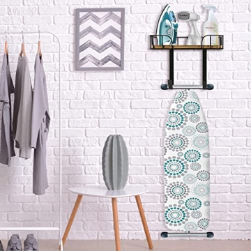 NC Ironing Board Wall Mount for Laundry Room Organization