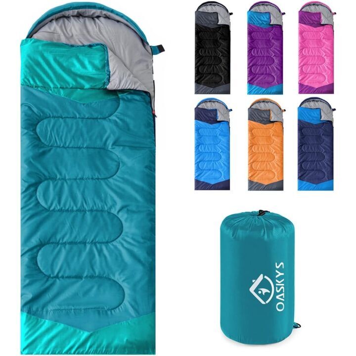 Oaskys Camping Sleeping Bag - Warm & Lightweight