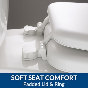 Mayfair Padded Toilet Seat for Comfort and Easy Cleaning