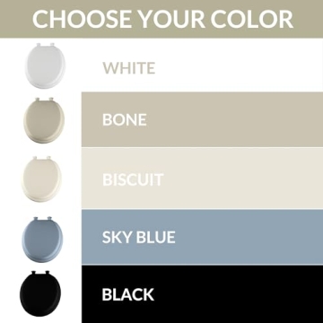 Mayfair Padded Toilet Seat for Comfort and Easy Cleaning