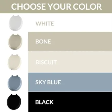 Mayfair Padded Toilet Seat for Comfort and Easy Cleaning