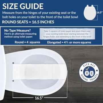 Mayfair Padded Toilet Seat for Comfort and Easy Cleaning