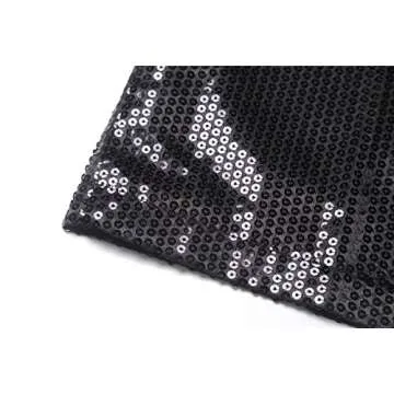 Moniku MJ Billie Jean Jacket for Cosplay (Black, XL)