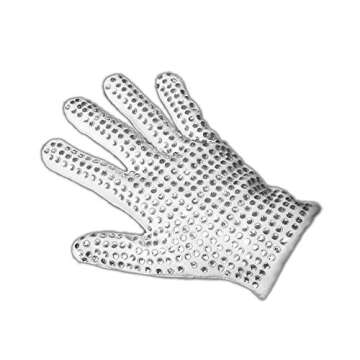 Moniku MJ Billie Jean Jacket for Cosplay (Black, XL)