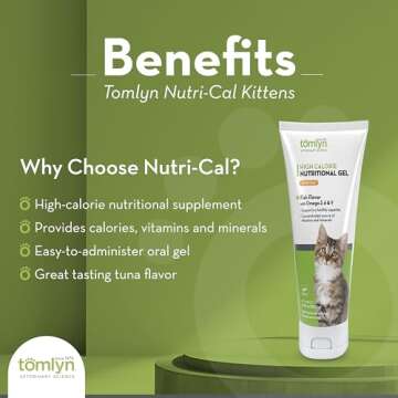 Tomlyn High Calorie Nutritional Gel for Kittens (Nutri-Cal) 4.25 oz