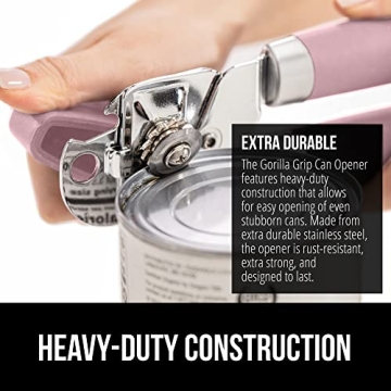GORILLA GRIP Heavy Duty Stainless Steel Can Opener