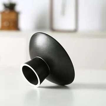 Porcelain Footed Bowl,Small Cute Snack Bowl for Ice Cream Dessert, Miso Soup, Side Dishes, Condiment (Black)