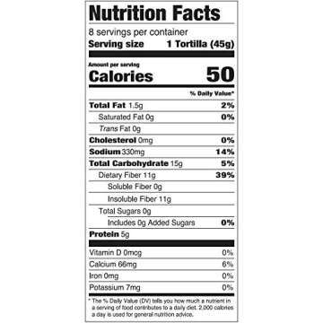 Ole Xtreme Wellness™ Tomato & Basil Flour Tortillas | 8" Size | 8 Count Each Pack | 4 Pack Case