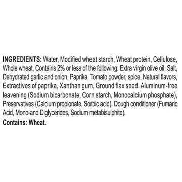 Ole Xtreme Wellness™ Tomato & Basil Flour Tortillas | 8" Size | 8 Count Each Pack | 4 Pack Case