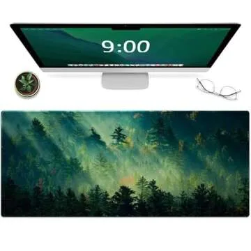 Galdas Mouse Pad,Office Desk Mat Large Gaming Keyboard Pad Durable Stitched Edges Washable Smooth Su...
