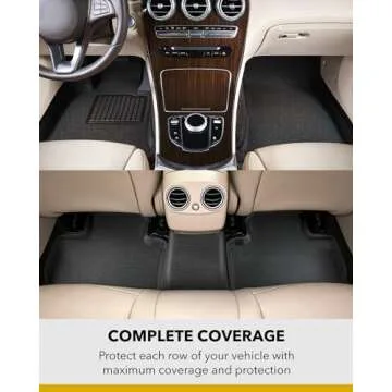 3D Custom Fit Kagu Floor Mats for Rivian R1T 2022-2024