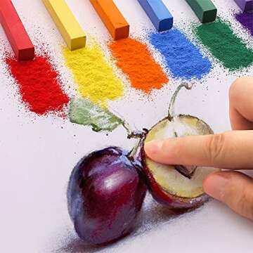 MYARTOOL 24 Soft Pastel Colors for Creative Artists