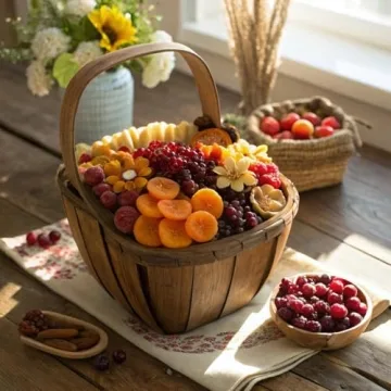 Nut Cravings Holiday Dried Fruit Gift Basket - Healthy Snacks