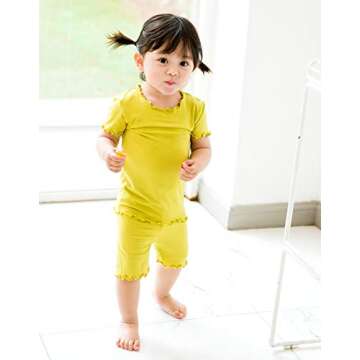 Vaenait Kids Short Sleeve Pajamas Set - Comfort & Safety