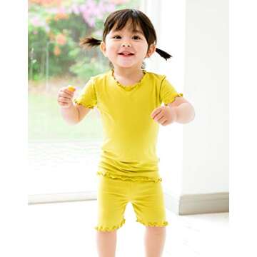 Vaenait Kids Short Sleeve Pajamas Set - Comfort & Safety