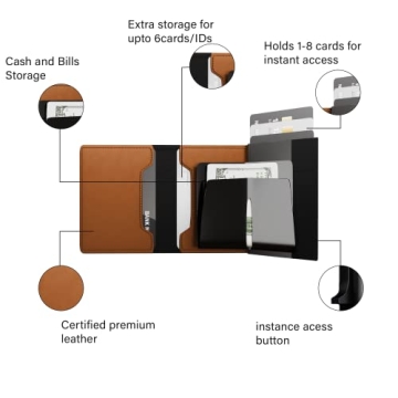 Slim Smart Buy Airtag Wallet for Apple | RFID Genuine Leather