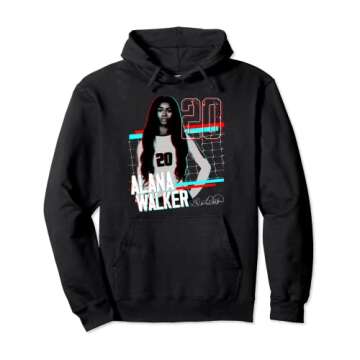 Alana Walker Official Merch White Signature Pullover Hoodie - Classic Fit Comfort