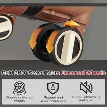 Lightweight Joyway Expandable Carry-On Luggage Set