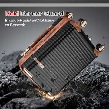 Lightweight Joyway Expandable Carry-On Luggage Set