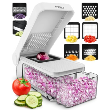 Fullstar Vegetable Chopper, Egg Slicers, Cheese Slicer, Food Chopper, Veggie Chopper, Onion Chopper,...