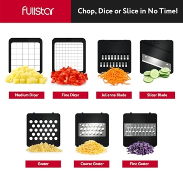 Fullstar 7 in 1 Vegetable Chopper - Fast & Convenient Cooking