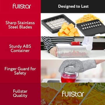 Fullstar 7 in 1 Vegetable Chopper - Fast & Convenient Cooking