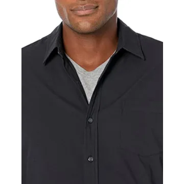 Slim-Fit Poplin Shirt for Men in Gingham Plaid Style