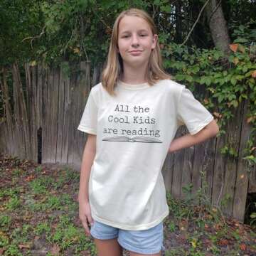 All The Cool Kids are Reading Graphic Shirt Teacher Shirts for Women Short Sleeve Book Lovers Letter Printed Tee Tops Teacher Shirts Tshirt