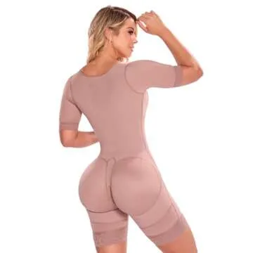 SHAPE CONCEPT 387 Fajas Colombianas Moldeadoras High Compression Tummy Control Shapewear Postpartum Butt Lifting Girdle