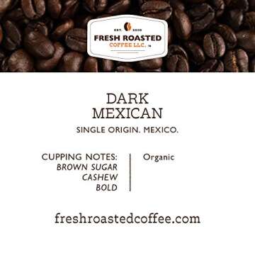 Premium Organic Dark Mexican Coffee - 12oz Mold Tested
