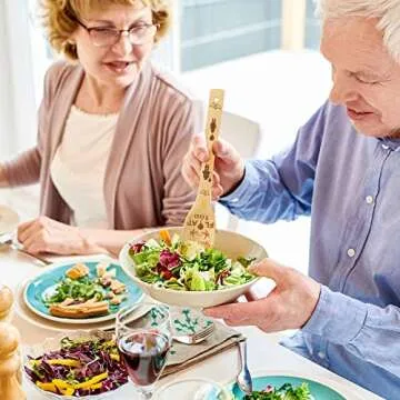 5P Halloween Horror Classic Movie Character Bamboo Spoons Utensil Gift Set for Cooking, Movie Character Engraved Patterns for Kitchen Cooking Lovers Cookware Kitchen Gifts for Housewarming or Birthday