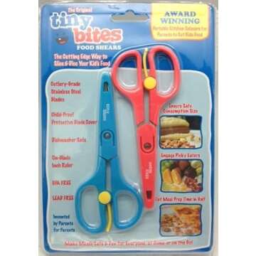 Tiny Bites Food Shears - Parent Must-Have for Baby & Toddler Feeding