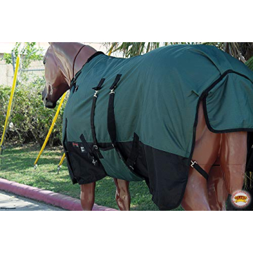 HILASON 1200D Waterproof Winter Horse Blanket - 78 in