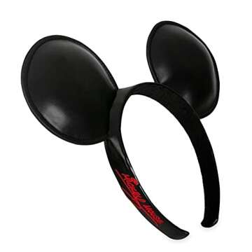 DisneyParks - Mickey Mouse Ear Headband - Simulated Leather, Multicolored, One Size