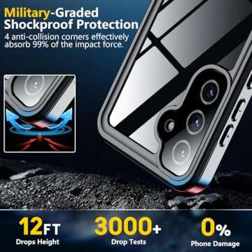 SPIDERCASE Waterproof Case for Samsung Galaxy S25 Plus