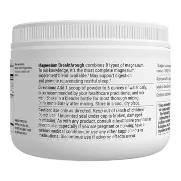 Magnesium Breakthrough Drink with 8 Forms of Magnesium - 30 Servings