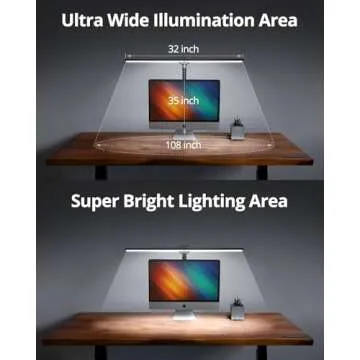 ilumeplay 24W LED Desk Lamp with USB Charging Port