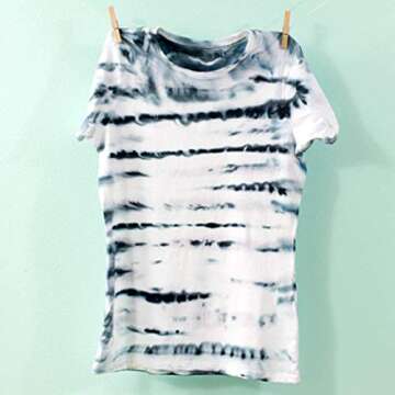 S.E.I. Shibori Tie Dye Kit 3 Pack: Pre-Mixed Spray Tie Dye Kit, Easy-to-Use, Non-Toxic Fabric Dye in Indigo, Purple, and Black, Shake and Spray