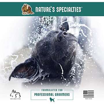 Nature's Specialties Plum Silky Dog Conditioner Concentrate for Pets, Natural Choice for Professional Groomers, Keratin and Silk Proteins, Made in USA, 16 oz