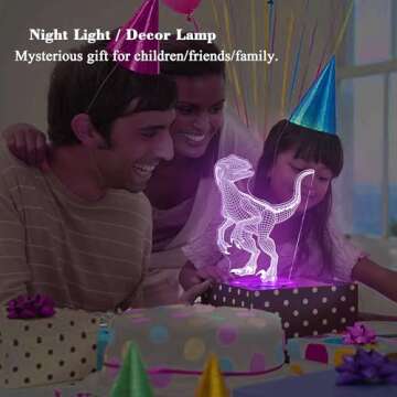 SHINECLOUD Godzill-a Night Light Godzill-a Lamp Godzill-a Toys Decor Light,Romote Control&16 Color,Birthday Gifts for Boys/Christmas Gifts for Children(Classic) (XCY2022081001)