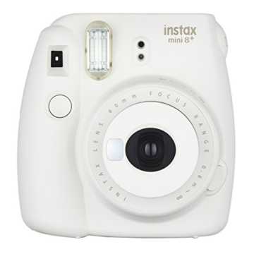 Fujifilm Instax Mini 8+ Instant Film Camera Vanilla with Self Shot Mirror for Selfies
