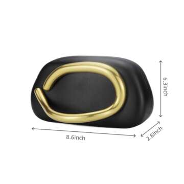 Tasysain Women PU Leather Metal Handle Handbag Trendy Commuting Compact Stone Purse Hand-held Causal...