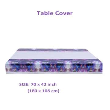 YLILILY Video Game Table Cover for Kids Birthday Party