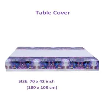 YLILILY Video Game Table Cover for Kids Birthday Party