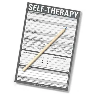 Knock Knock Self-Therapy Pad for Stress Relief and Insight