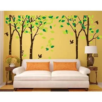 Giant Jungle Tree Wall Decals for Kids | Easy Install Decor