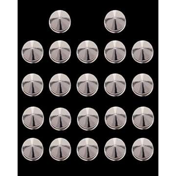 GIDDITZ 24PCS Metal Shoe Chains Punk Rivet Cone Spike Shoe Charms Bling Chain Decoration Sandals for...