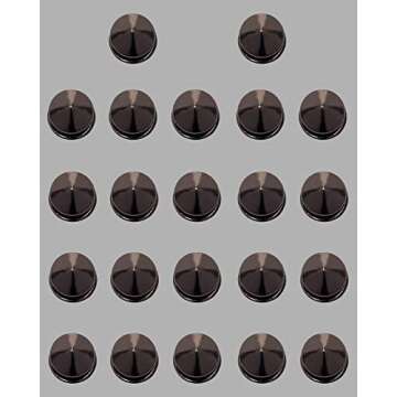 GIDDITZ 24PCS Metal Shoe Chains Punk Rivet Cone Spike Shoe Charms Bling Chain Decoration Sandals for Women Girls Man Party Favors Birthday Gifts Sliver