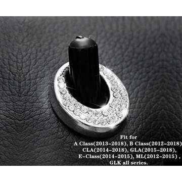 YUWATON Car Bling Decorations for A200 E350 ML GLA250